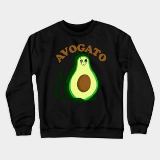 Avogato Cat Lover Cinco De Mayo Gift Cinco De Meow Cat Avocado Crewneck Sweatshirt